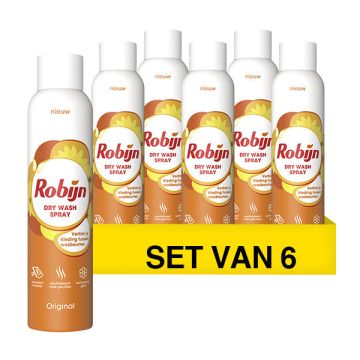 Aanbieding: Robijn Dry Wash Spray Original (6 sprays - 200 ml)