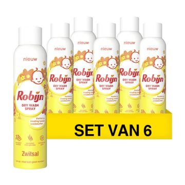 Aanbieding: Robijn Dry Wash Spray Zwitsal (6 sprays - 200 ml)