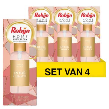 Aanbieding: Robijn HOME Huisparfum Rose Chic 250 ml (4 stuk)