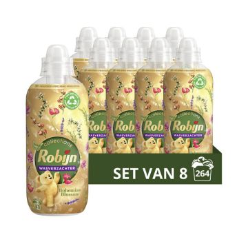 Aanbieding: Robijn Wasverzachter Bohemian Blossom 825 ml (8 flessen - 264 wasbeurten)