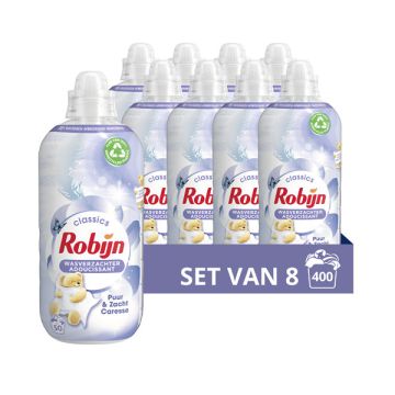 Aanbieding: Robijn Wasverzachter Puur & Zacht 1250 ml (8 flessen - 50 wasbeurten)