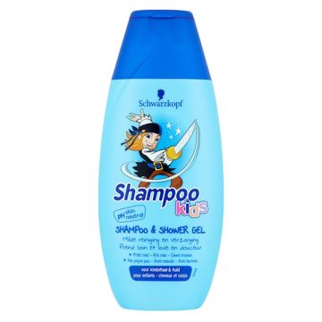 Schwarzkopf shampoo en douchegel Kids Boys Piraat (250 ml)