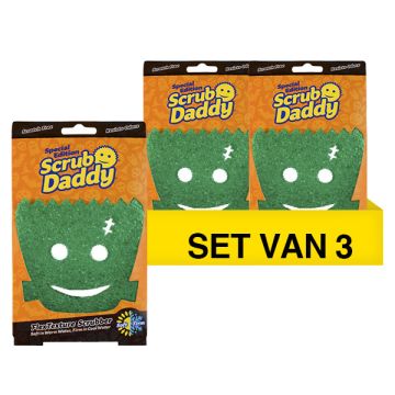 Aanbieding: 3x Scrub Daddy | Special Edition Halloween | Frankenstein spons