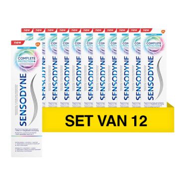 Aanbieding: Sensodyne Tandpasta Complete Protection Cool Mint (12 tubes - 75 ml)