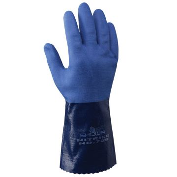 Werkhandschoen 720R maat XL (Showa, blauw, 1 paar)