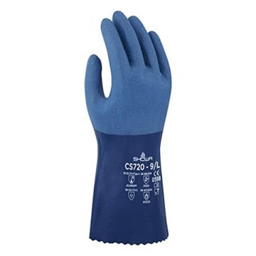 Werkhandschoen CS720 maat XXL (Showa, blauw, 1 paar)