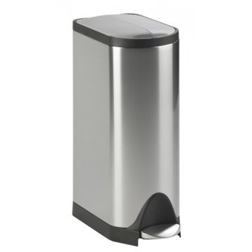 Simplehuman Code H pedaalemmer (30 liter, zilver)