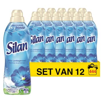 Aanbieding: Silan wasverzachter Fris Lentegevoel 851 ml (12 flessen - 444 wasbeurten)