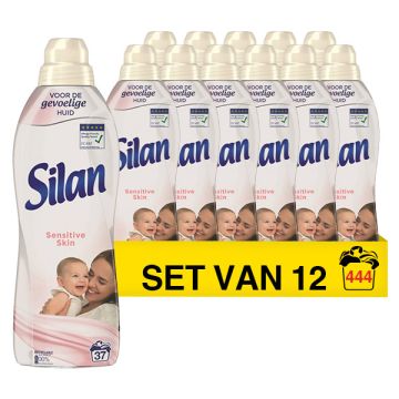 Aanbieding: Silan wasverzachter Sensitive 851 ml (12 flessen - 444 wasbeurten)