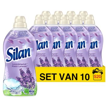 Aanbieding: Silan Lavendelgeluk 1144 ml (10 flessen - 520 wasbeurten)