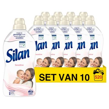 Aanbieding: Silan wasverzachter Sensitive 1144 ml (10 flessen - 520 wasbeurten)