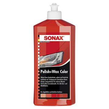 Sonax polish & wax rood (500 ml)