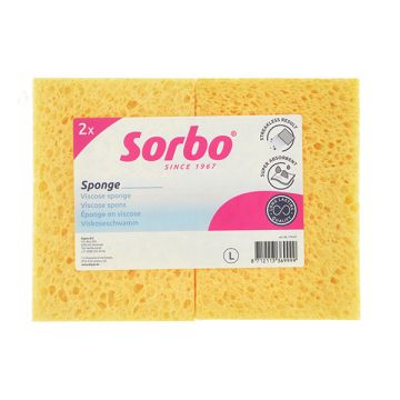 Sorbo Viscose Spons Large (2 stuks)