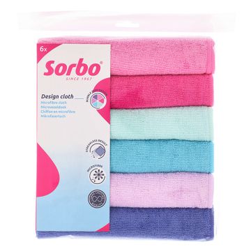 Sorbo Microvezeldoekjes Bubble Bum (6 stuks)