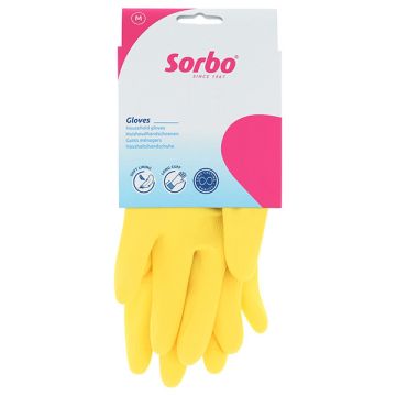 Sorbo Huishoudhandschoenen Geel (Maat M)