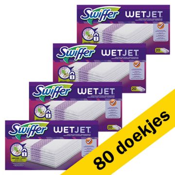 Aanbieding: Swiffer Vloerdoek Wet Jet navulling (80 doekjes)