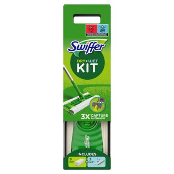 Swiffer Sweeper Dry & Wet Kit (12 doekjes)