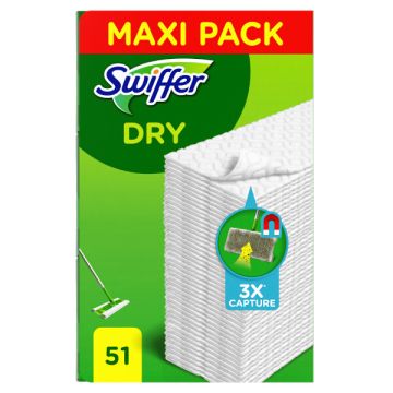 Swiffer Sweeper vloerdoekjes navulling (51 doekjes)