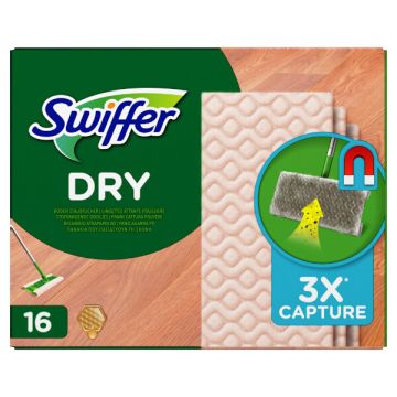 Swiffer Sweeper vloerdoekjes voor parket navulling (16 doekjes)