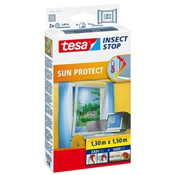 Tesa vliegenhor Insect Stop Sun Protect raam (130 x 150 cm)