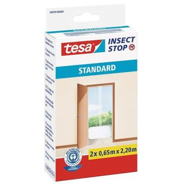 Tesa vliegenhor Insect Stop standaard deur 2 x (65 x 220 cm, wit)