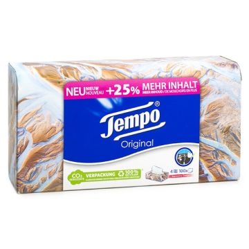 Tempo Original box tissues 4-laags (100 vellen)