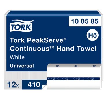 Handdoeken Tork PeakServe® 100585 1-laags | 12 pakken | Geschikt voor Tork H5 dispenser