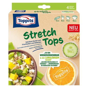 Toppits Stretch Tops | 4 stuks | 5 - 15 cm