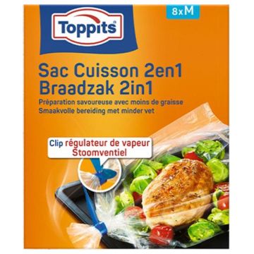 Toppits Braadzak 2 in 1 | 8 x M