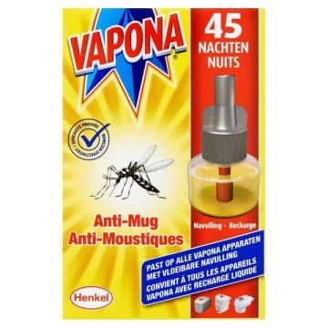 Vapona anti-muggen stekker 1 navulling (58 gram)