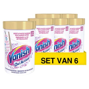 Aanbieding: Vanish Oxi Powder Whitening Booster (6 potten - 710 gram)