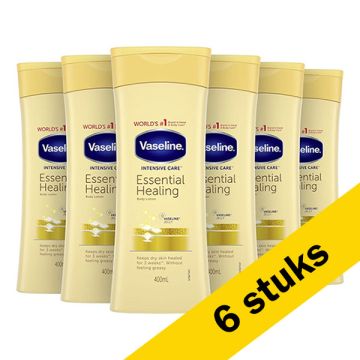 Aanbieding: Vaseline Body Lotion Essential Heal (6x 400 ml)