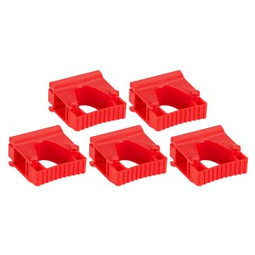 Vikan Hi-Flex ophangsysteem 5 stuks (rood)