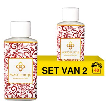 Duo-pack: Wasgeurtje Morning Vapor Wasparfum (2 flessen - 100 ml)