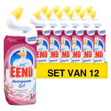 Aanbieding: 12x WC-Eend toiletreiniger Dazzling Petals (750 ml)