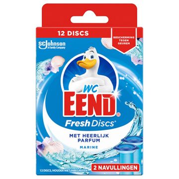 WC Eend Fresh Discs Navul Duo Marine