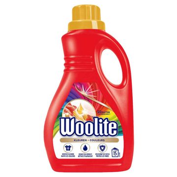 Woolite Vloeibaar Wasmiddel Kleur 900 ml (15 wasbeurten)