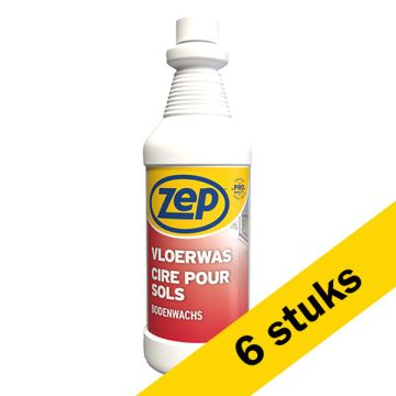 Aanbieding: Zep vloerwas (6 flessen van 1 liter)