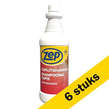 Aanbieding: Zep tapijtshampoo (6 flessen van 1 liter)