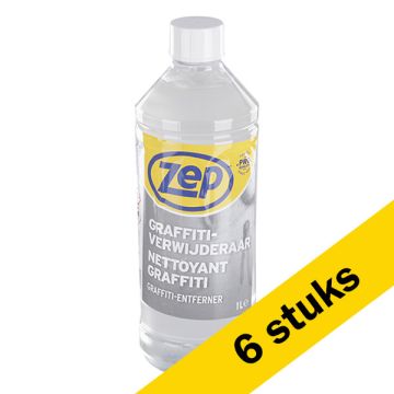 Aanbieding: Zep graffitiverwijderaar (6 flessen van 1 liter)