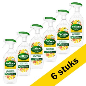 Aanbieding: Zoflora allesreiniger multi-purpose spray - Lemon Zing (6 x 800 ml)