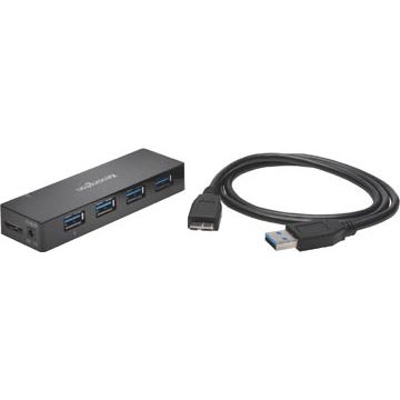 Kensington USB 3.0 Hub 4-poorten, met oplaadfunctie