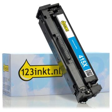 Huismerk HP 415X (W2031X) Toner Cyaan Hoge Capaciteit