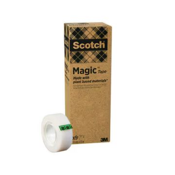 Magic 900 Plakband, A Greener Choice, Onzichtbaar, 19 mm x 33 m, Mat Transparant