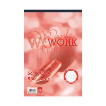 Schrijfblok Work A5 ruit 70g/pk5