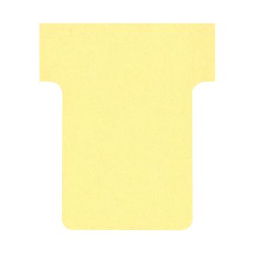 T-Kaart Maat 1,5, Papier, 170 g/m², 53 x 36 mm, Geel