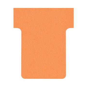 T-Kaart Maat 1,5, Papier, 170 g/m², 53 x 36 mm, Oranje