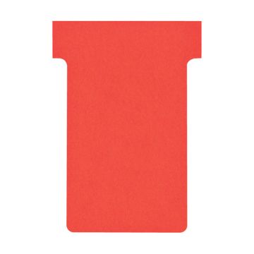 T-Kaart Maat 2, Papier, 170 g/m², 85 x 48,5 mm, Rood