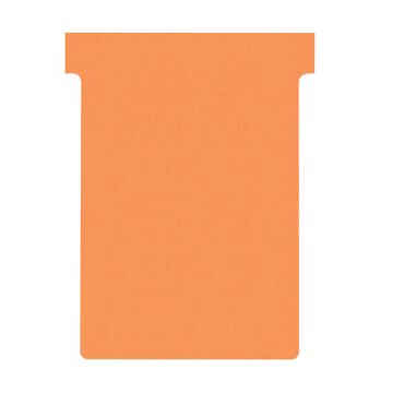 T-Kaart Maat 3, Papier, 170 g/m², 120 x 80 mm, Oranje