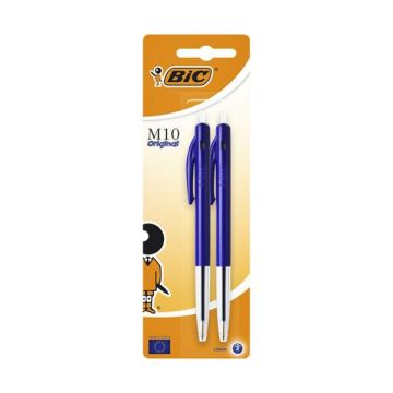 Balpen M10 M blauw/blister 2